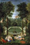 Картина Дубовий гай в садах Версаля, Жан Котель
