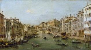 Картина Венеція Ріальто, Франческо Гварді